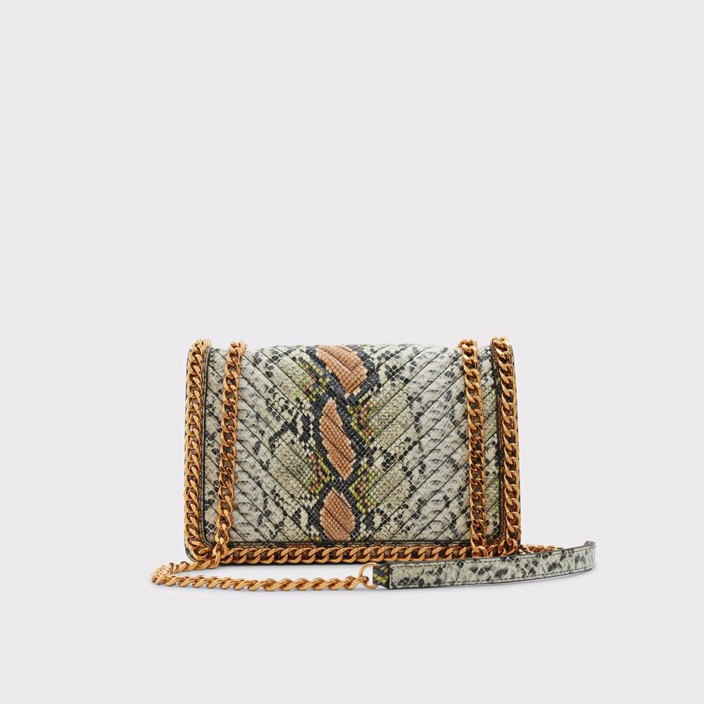 Borse Crossbody Donna ALDO Greenwald Beige Serpent | ISXT74293