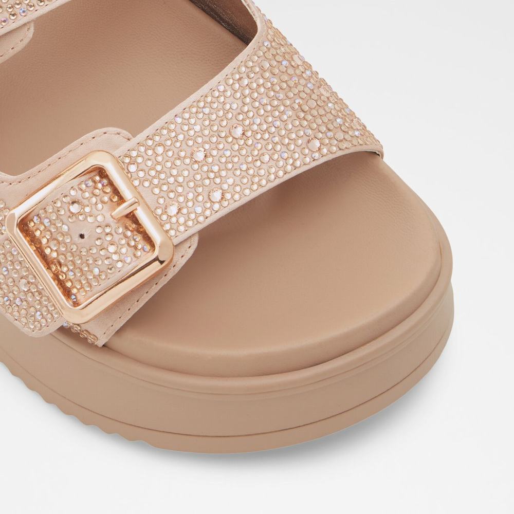 Sandali Con Tacco E Plateau Donna ALDO Jika Rosa Oro | IPQF64537